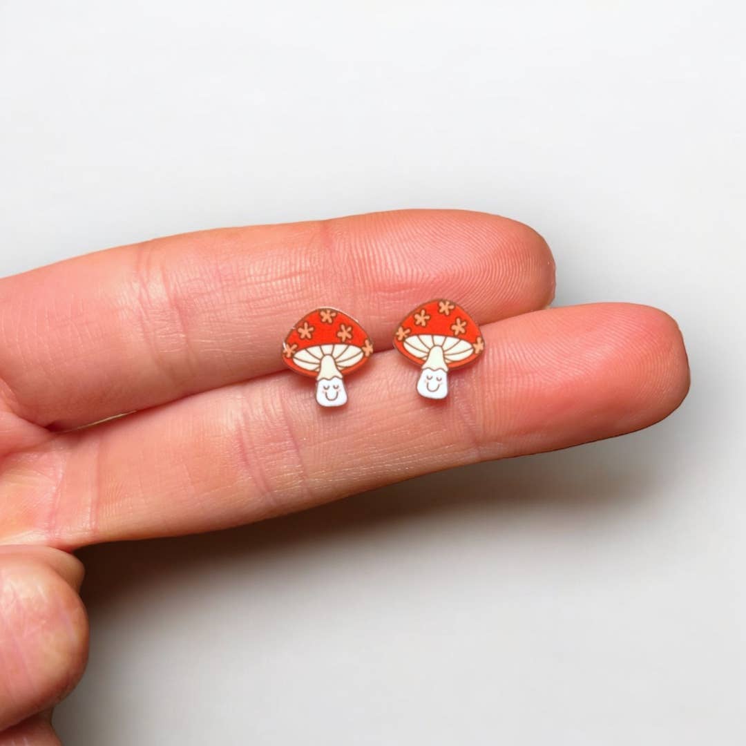 Mushroom Magic Earrings