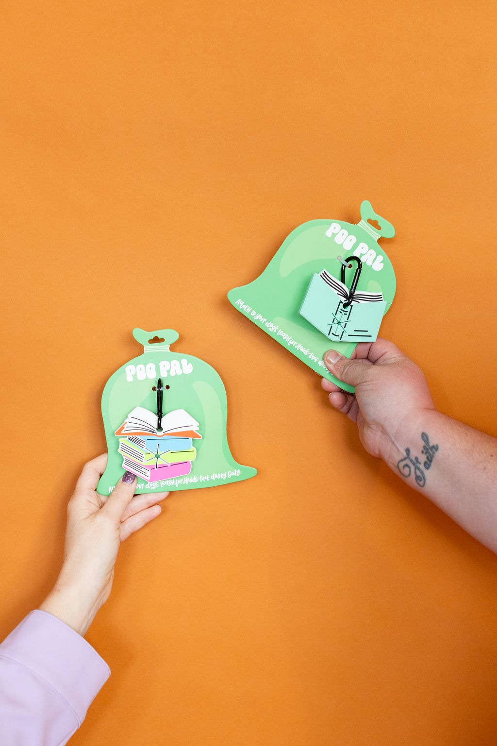 Stack of Books Poop Bag Holder