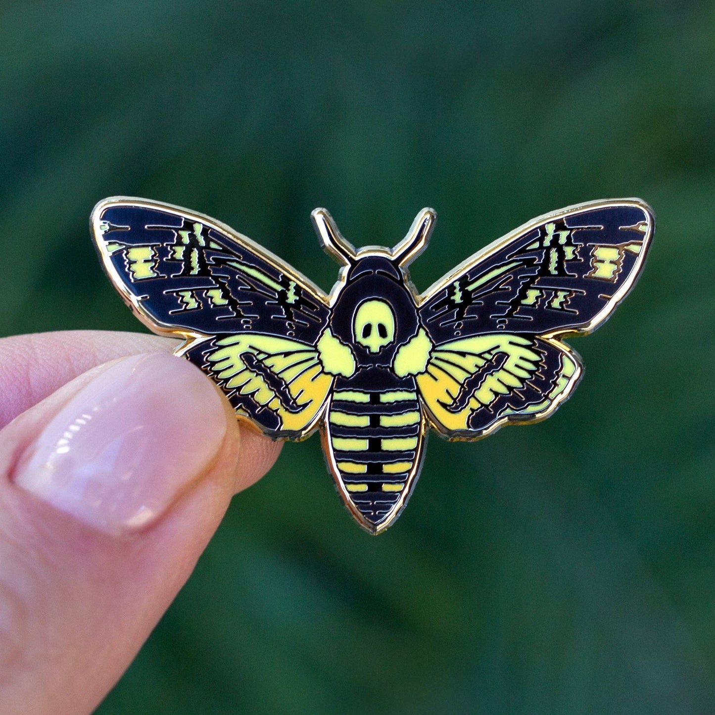Death's-head Hawkmoth Enamel Pin