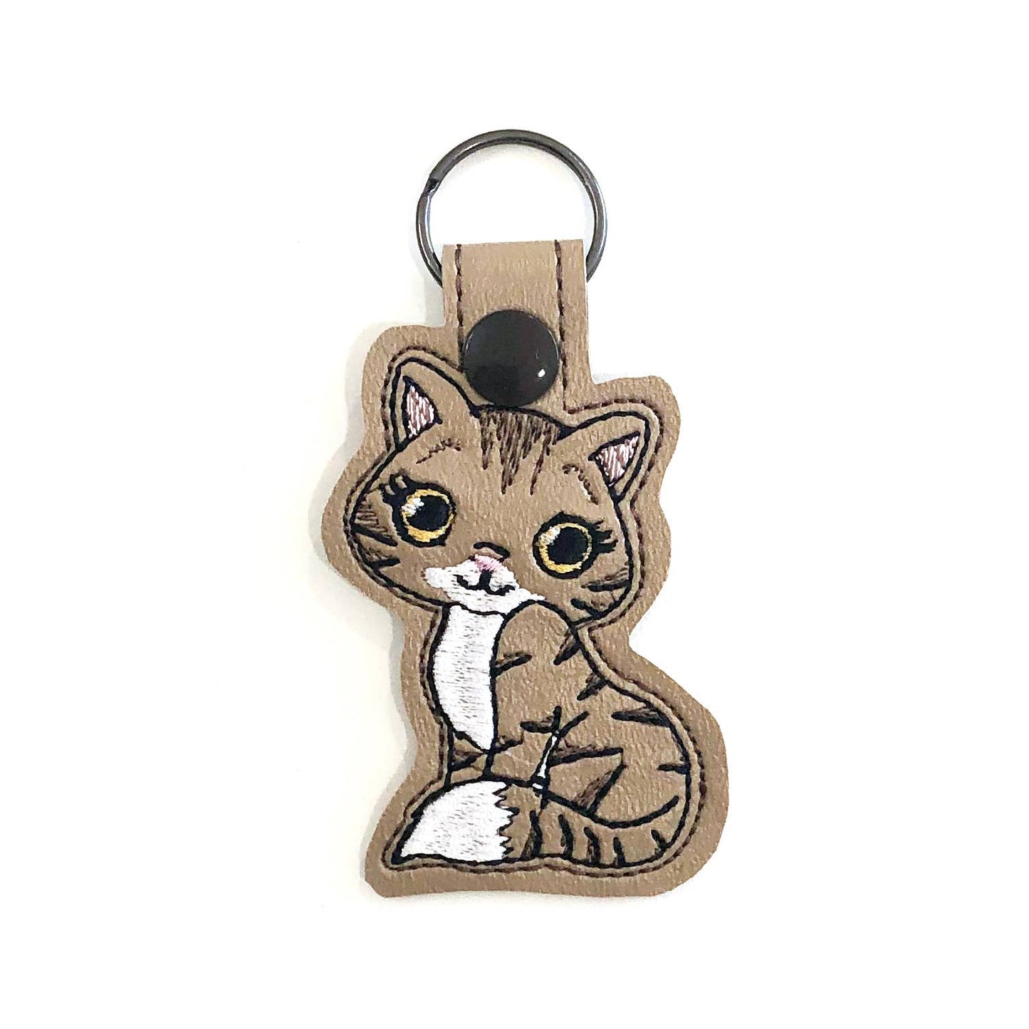 Tabby Cat Key Fob