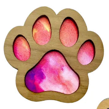 Paw print air freshener vent clip
