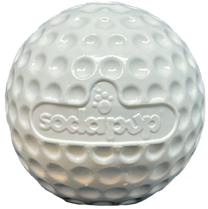 Golf Ball Rubber Dog Chew Toy for Power Chewers
