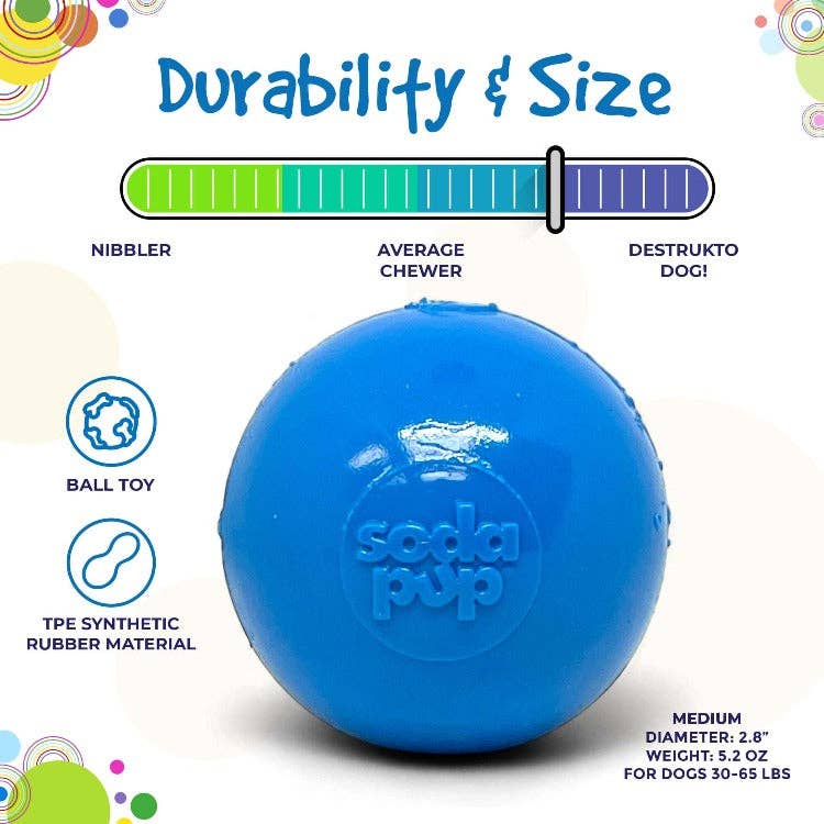 Floating Squeak Ball Chew Toy | USA Made