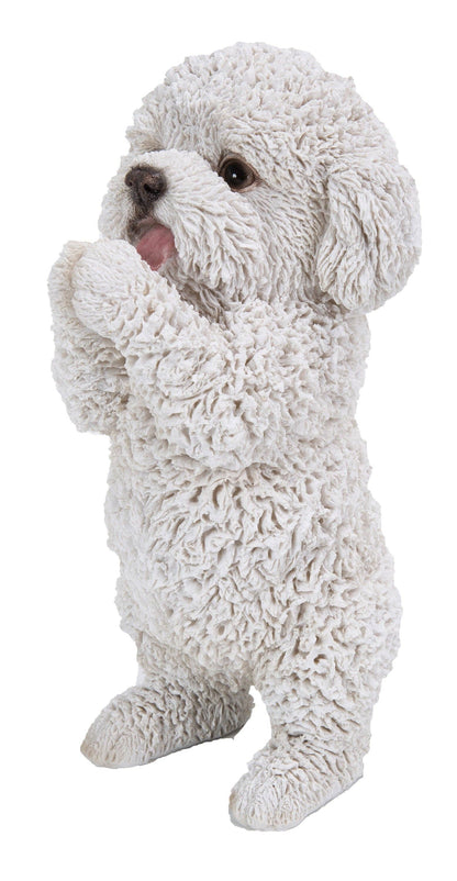 Poodle Puppy Playing Statue