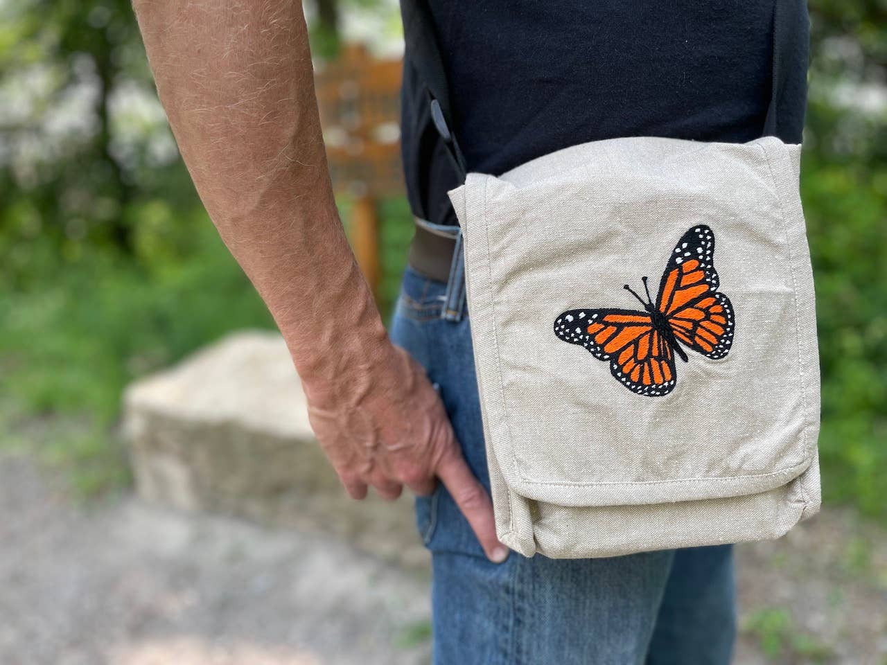 Monarch Butterfly Field Bag