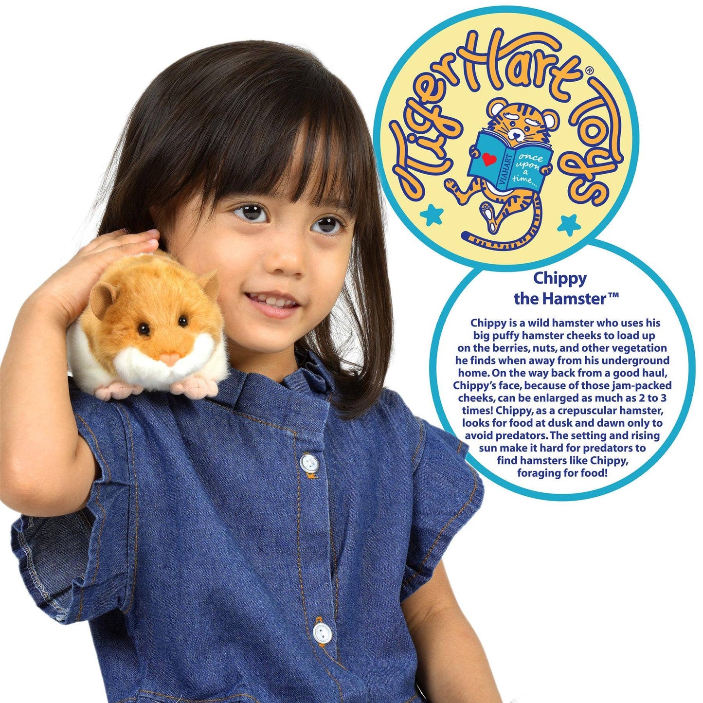 Chippy The Hamster - 6.5 Inch Stuffed Animal Plush