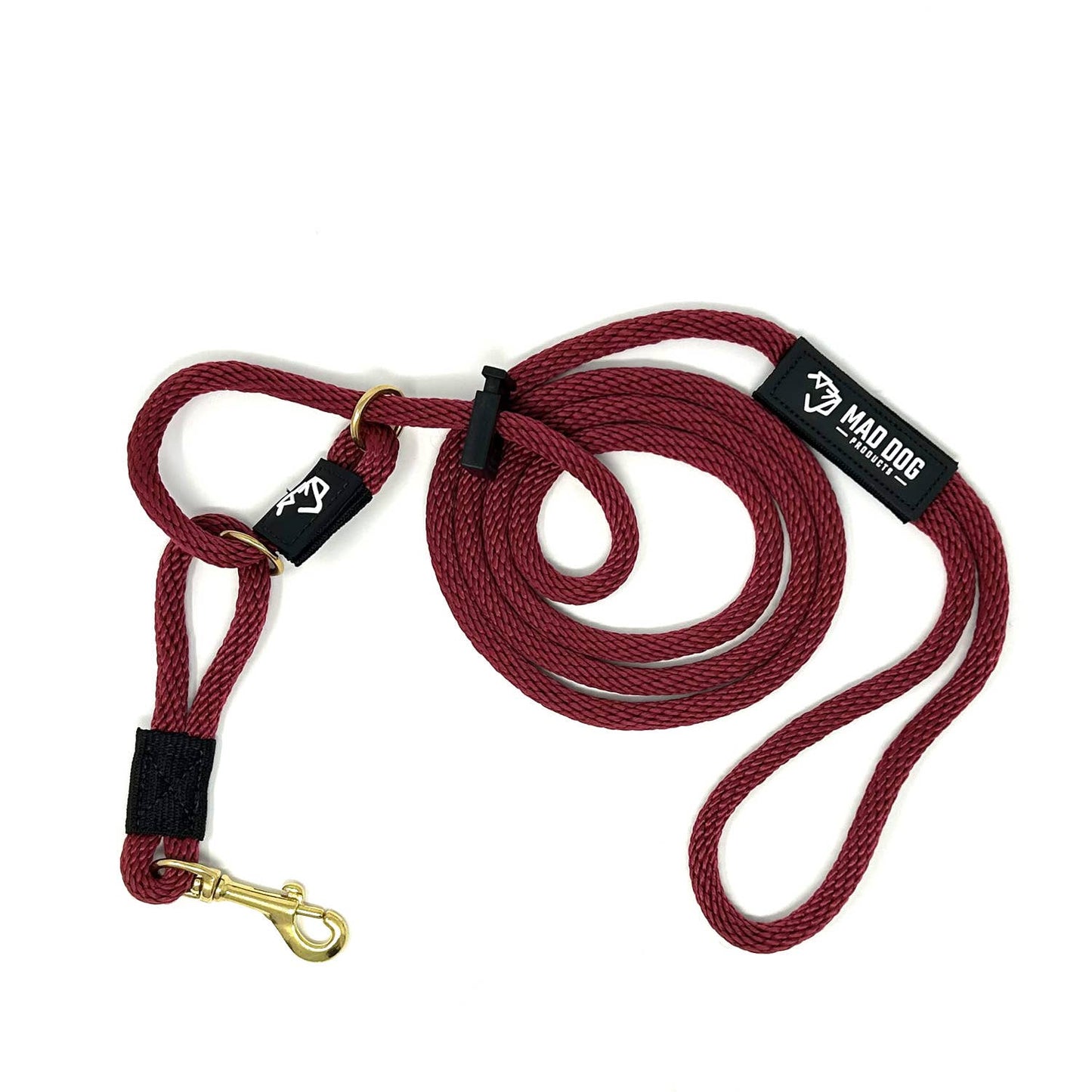 English Slip Leash / Safety Strap Combo Leash