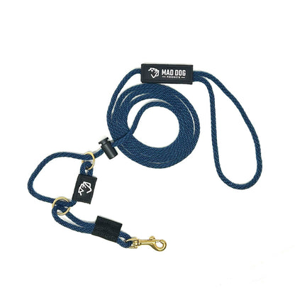 English Slip Leash / Safety Strap Combo Leash