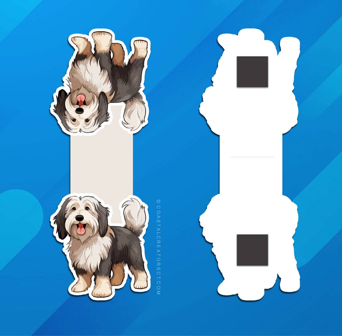 Sheepdog Magnetic Bookmark