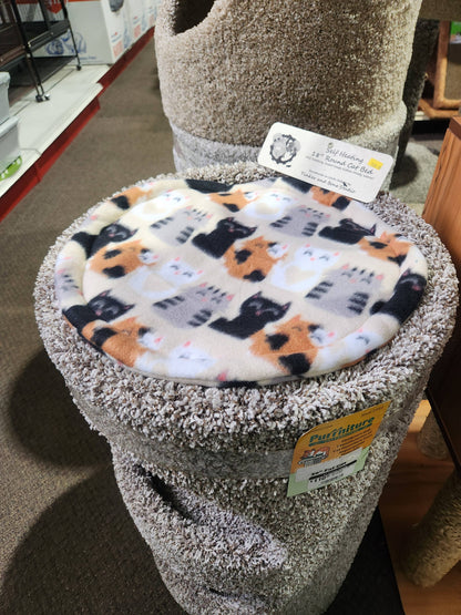 16" Self Heating Round Cat Bed