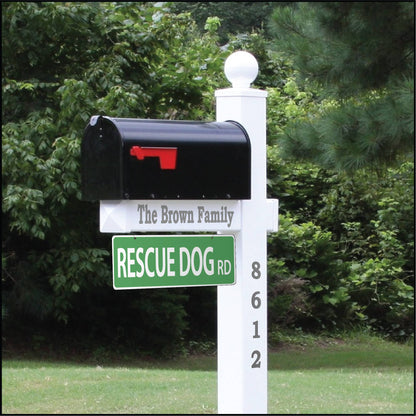 Rescue Dog Road Street Sign