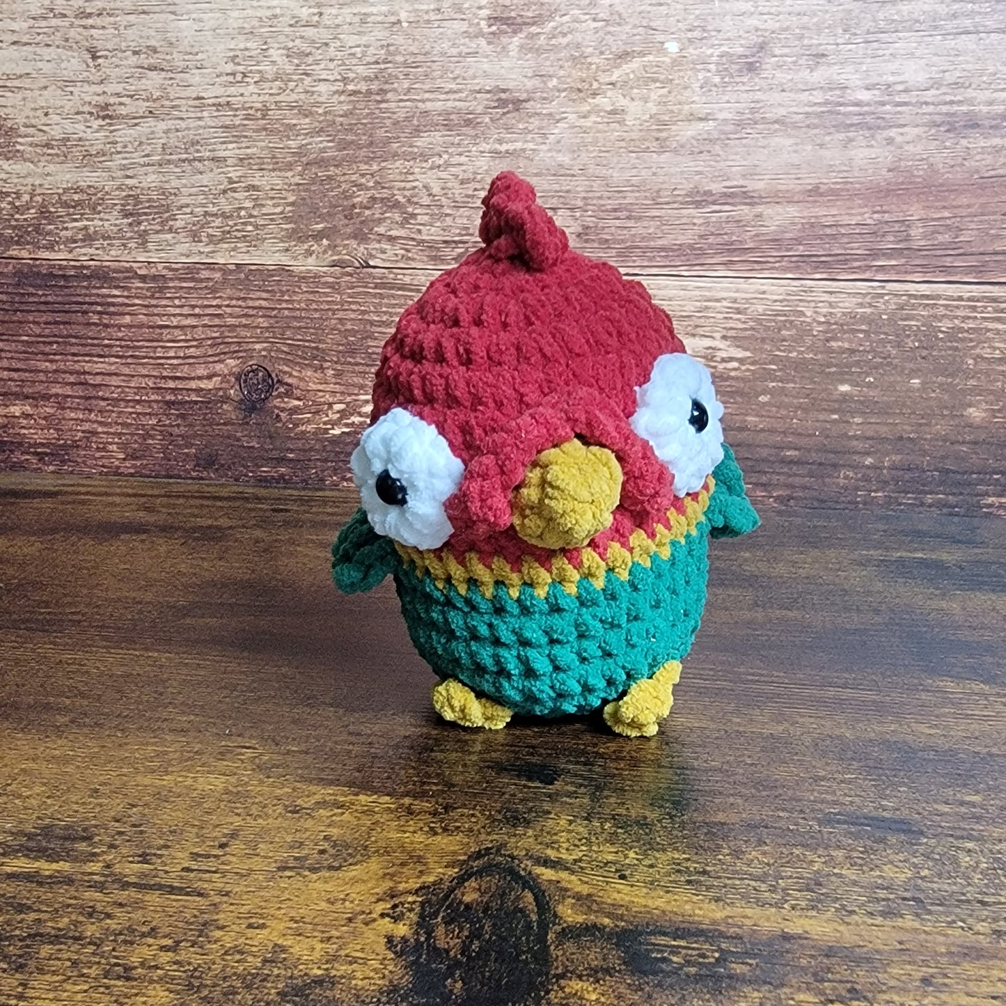 Crochet Colorful Birds, Amigurumi Chickens, Parrots, Duck...