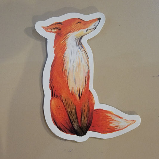 Watercolor Fox Sticker