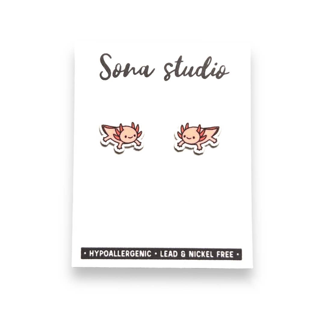 Axolotl Earrings