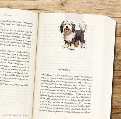 Sheepdog Magnetic Bookmark