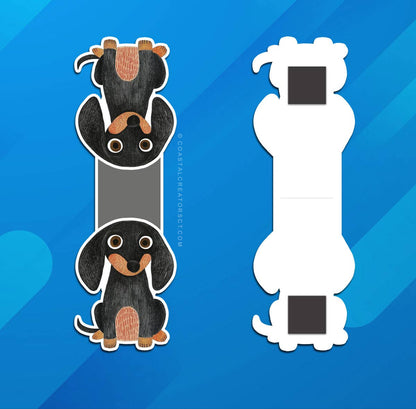 Dachshund Dog Reversible Magnetic Bookmark