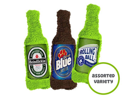 Duraplush BrewGear Bottles Dog Toy