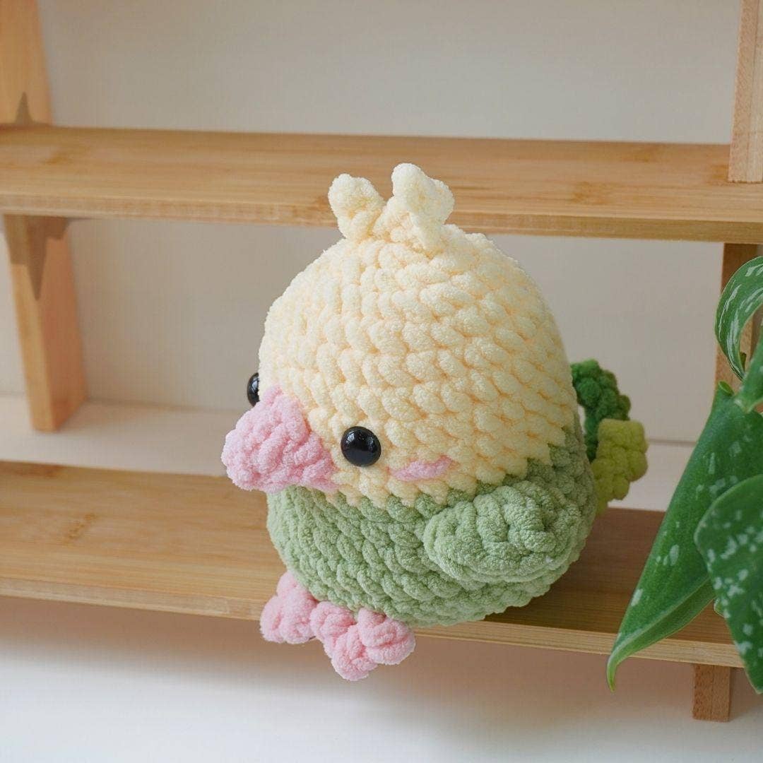 Crochet Colorful Birds, Amigurumi Chickens, Parrots, Duck...