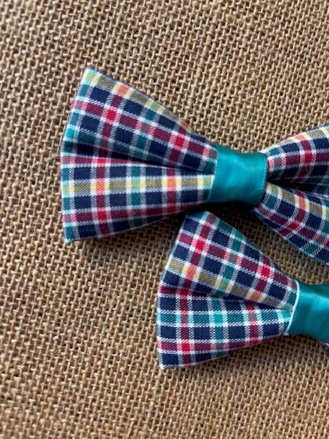 Plaid Bowtie Small Size