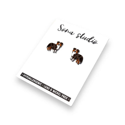 Aussie Dog Earrings