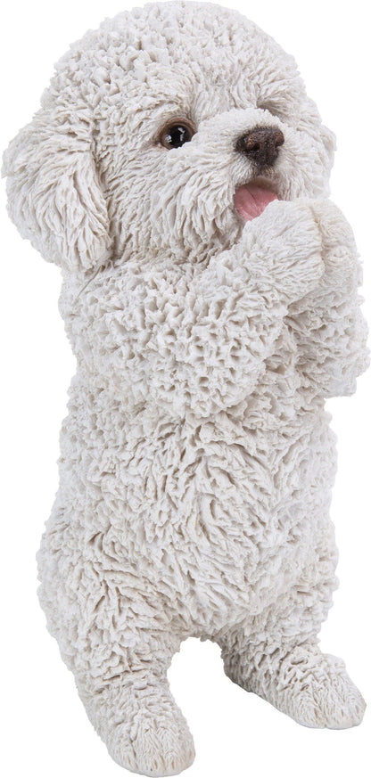 Poodle Puppy Playing Statue