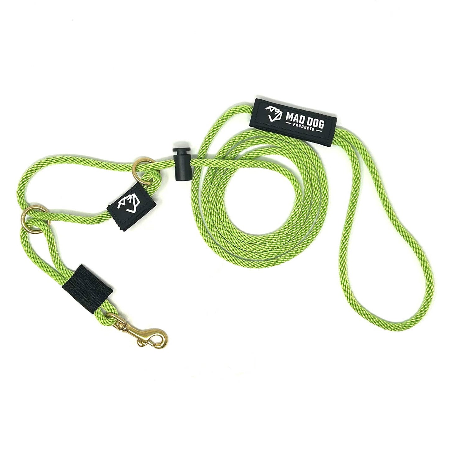 English Slip Leash / Safety Strap Combo Leash
