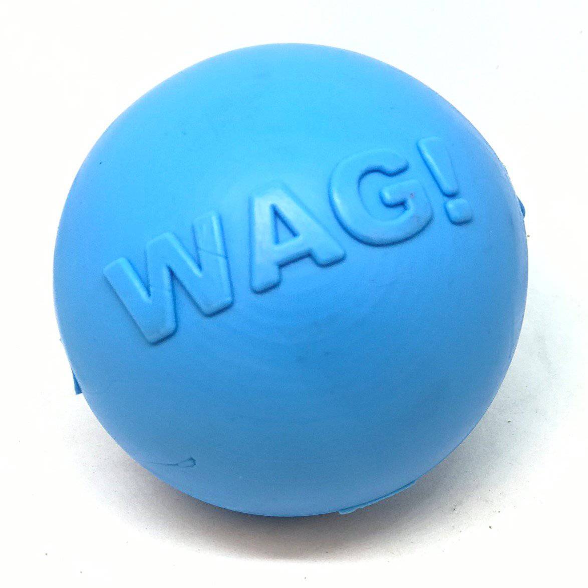 Wag Ball Rubber Dog Chew Toy for Heavy Chewers