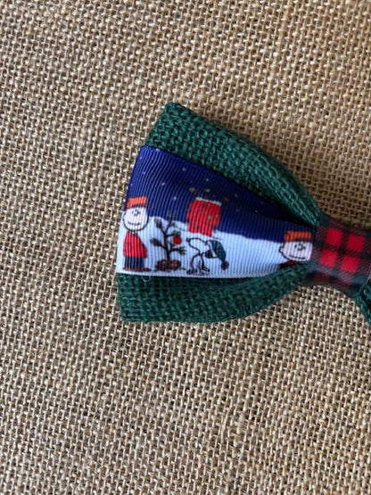 Charlie Brown & Snoopy Christmas Bowtie