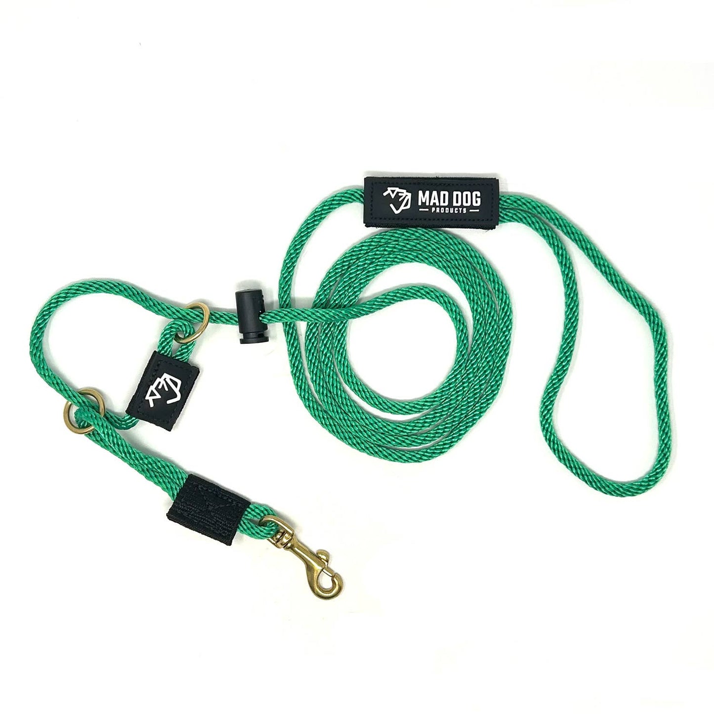 English Slip Leash / Safety Strap Combo Leash
