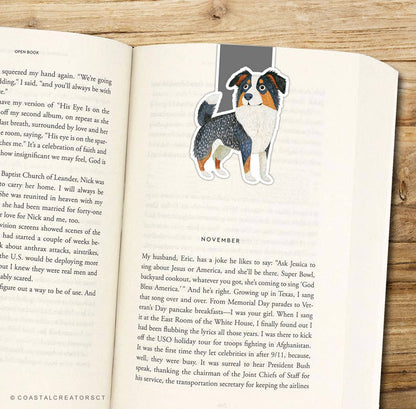 Shepherd Dog Reversible Magnetic Bookmark