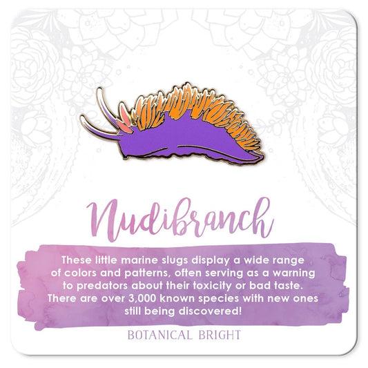 Nudibranch Sea Slug Enamel Pin