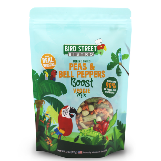 Peas & Bell Peppers Boost - Parrot Veggies Mix