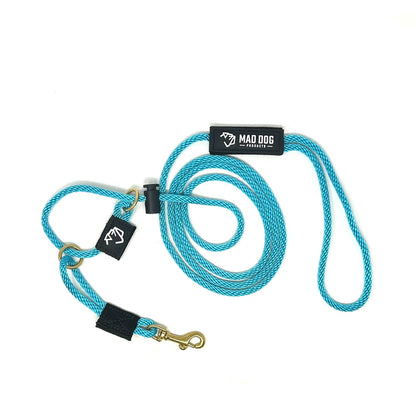 English Slip Leash / Safety Strap Combo Leash