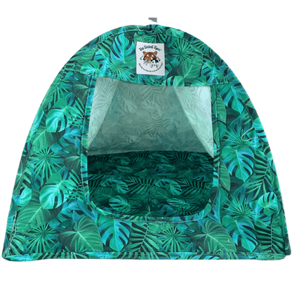 Cat Tent Cotton Canvas Popup Pet Bed