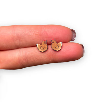 Chicken Earrings