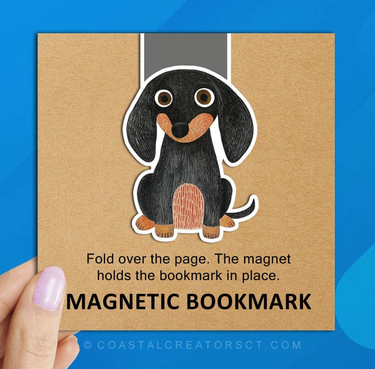Dachshund Dog Reversible Magnetic Bookmark