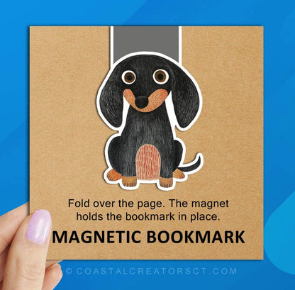 Dachshund Dog Reversible Magnetic Bookmark