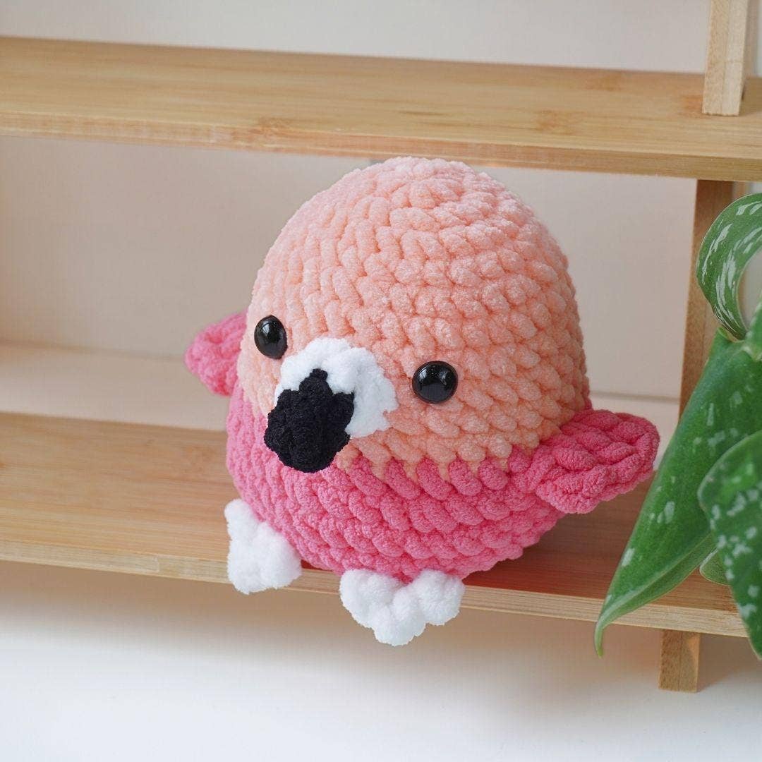 Crochet Colorful Birds, Amigurumi Chickens, Parrots, Duck...