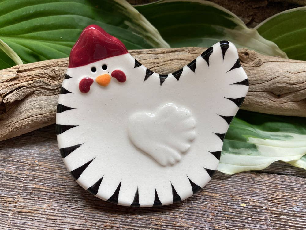 Chicken Dish Spoon Rest