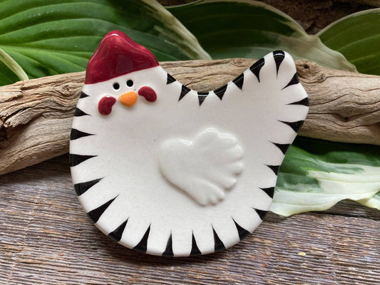 Chicken Dish Spoon Rest