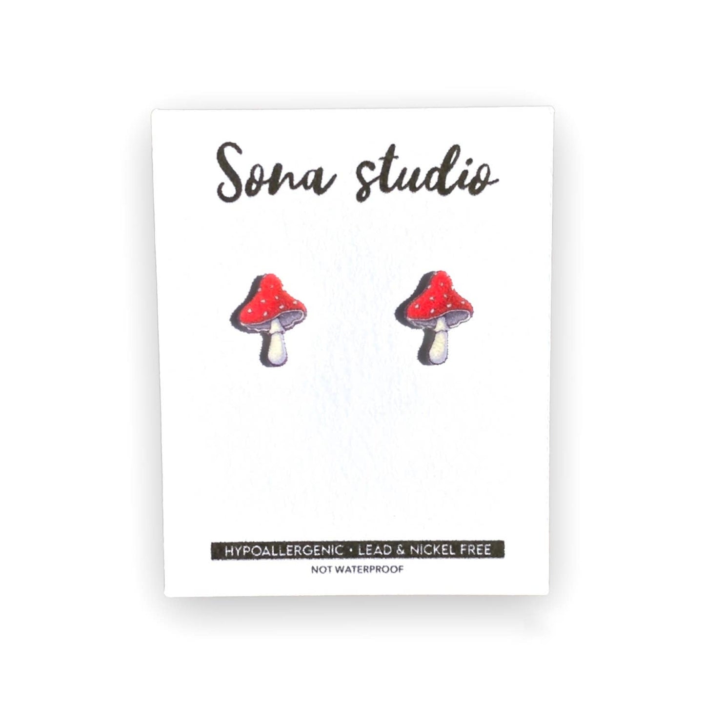 Mushroom Earrings