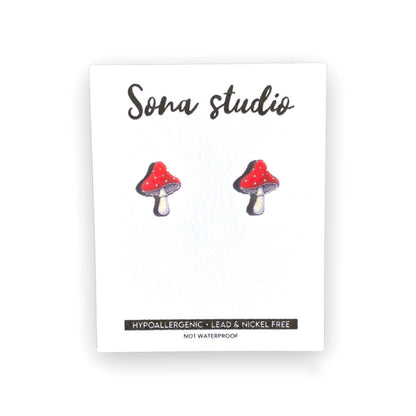 Mushroom Earrings