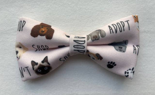 Adopt Don't Shop Bowtie