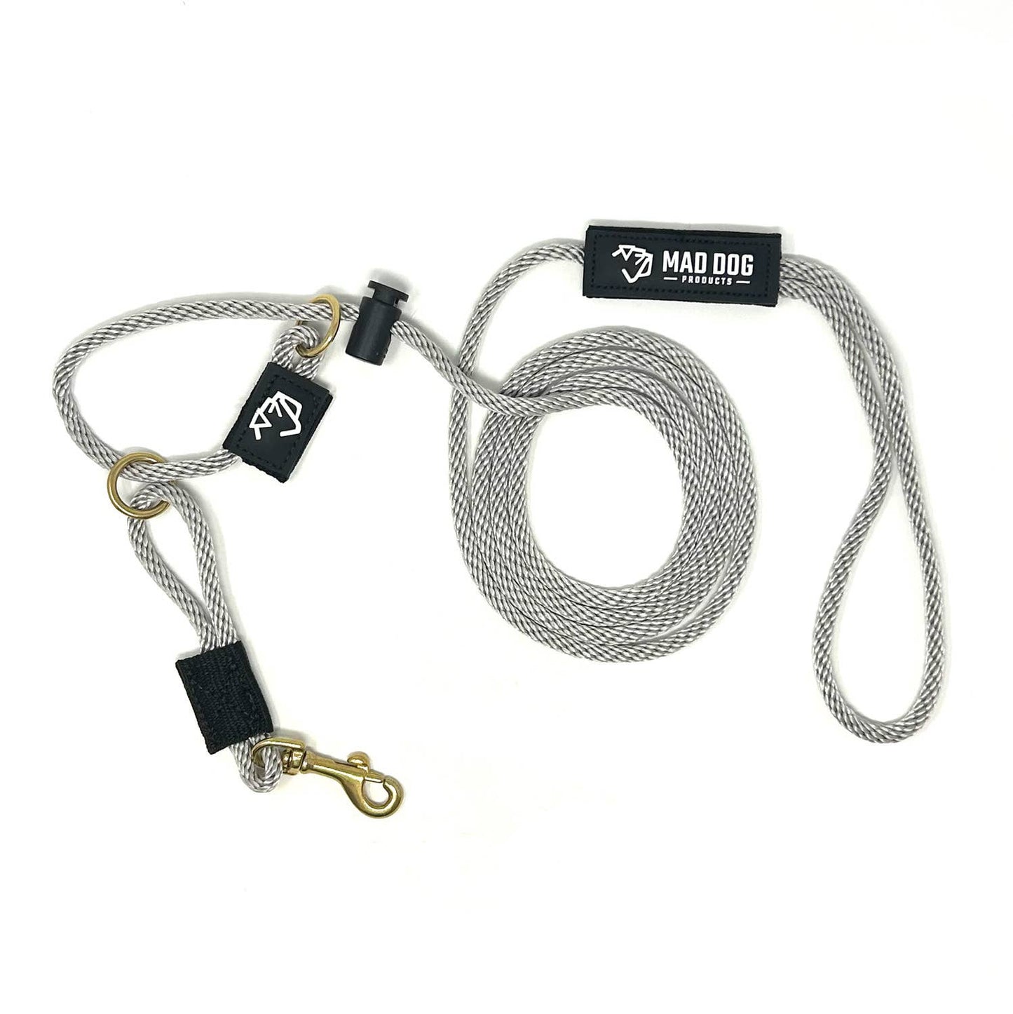 English Slip Leash / Safety Strap Combo Leash