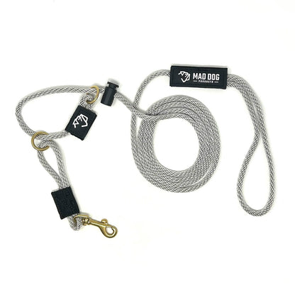 English Slip Leash / Safety Strap Combo Leash