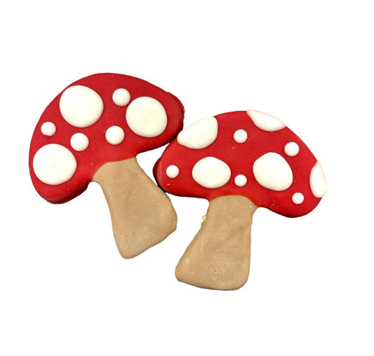 Mushroom Dog Cookie