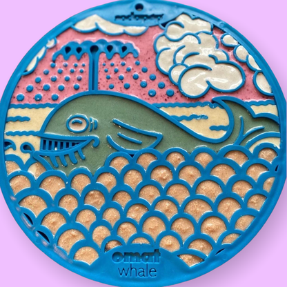 Whale Lick Mat for Dogs and Cats - with Suction Cups