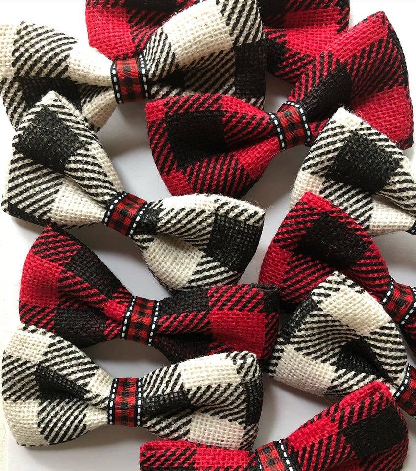 Checkered Plaid Bowtie Standard Size