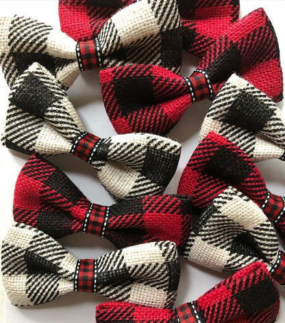 Checkered Plaid Bowtie Standard Size