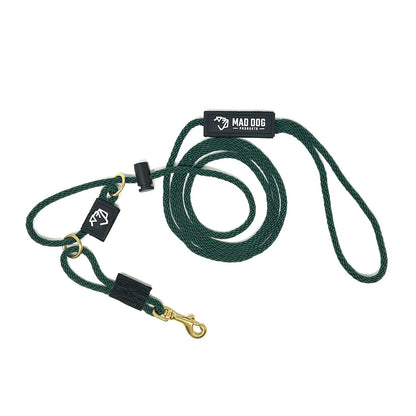 English Slip Leash / Safety Strap Combo Leash